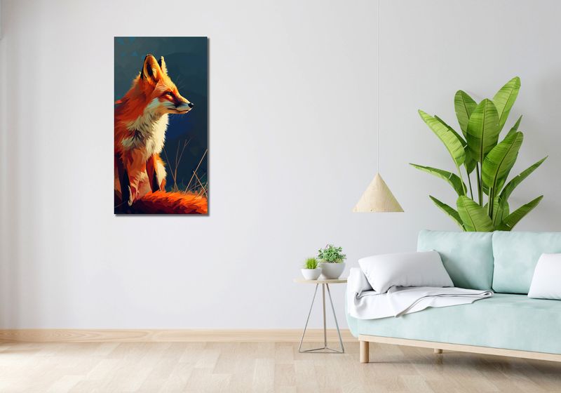 Obraz 50x100cm Spojrzenie Lisicy zdjęcie 2