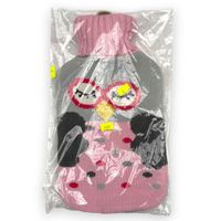 termofor z motywem sowy 2l