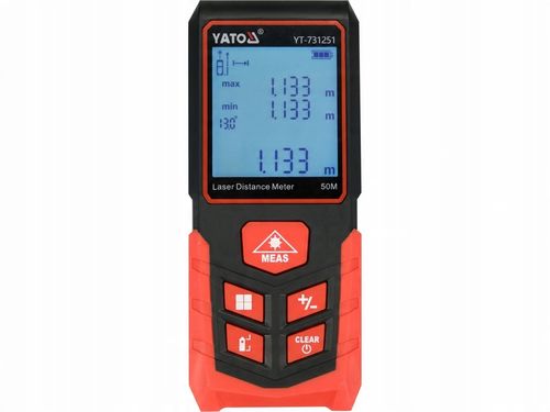 Dalmierz LASEROWY cyfrowy MIERNIK ODLEGŁOŚCI 50m pomiar odległości kubatury na Arena.pl