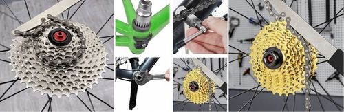 ZESTAW NARZĘDZI ROWEROWYCH KLUCZE KORBY DO ROWERU SKUWACZ BACIK 7 ELEMENTÓW na Arena.pl