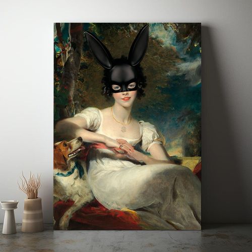 Obraz na płótnie króliczek playboy dolar 70x100 cm na Arena.pl