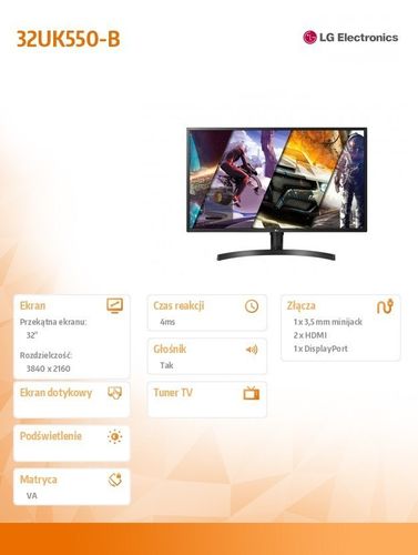 Monitor 32UK550-B na Arena.pl