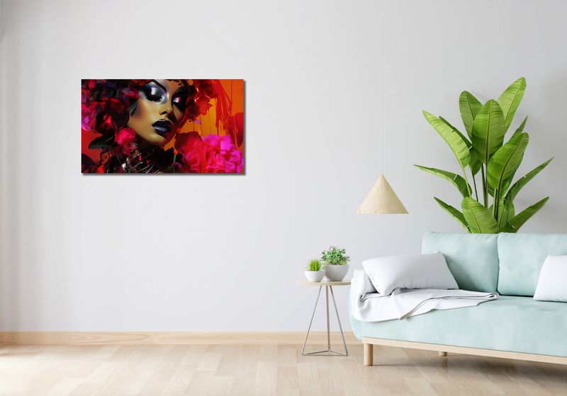 Obraz 90x50cm Kwiecista Diva zdjęcie 2