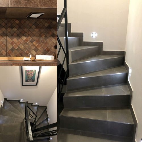 Oprawa schodowa oświetlenie schodowe lampka na schody LED 230V Q1 na Arena.pl