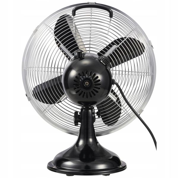 Wentylator stołowy REGULACJA 3 prędkości OSCYLACJA 4 Łopatki 40 W Sygonix zdjęcie 4