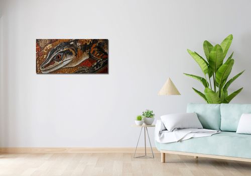 Obraz 90x40cm Oko Jaszczurki na Arena.pl