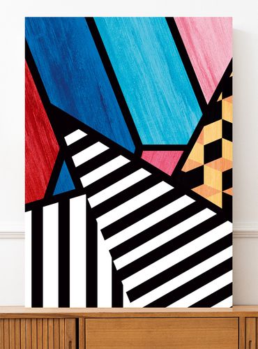 Plakat abstrakcja geometria 40x50 cm na Arena.pl