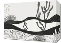 Obraz 40x30cm Ogród przy Nocy