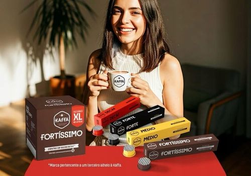 KAPSUŁKI Kawa Fortissimo KOMPATYBILNA z Delta Q - 40 KAPSUŁEK KAFFA na Arena.pl