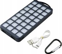 Powerbank Solarny 8000 mAh Ładowarka USB LATARKA