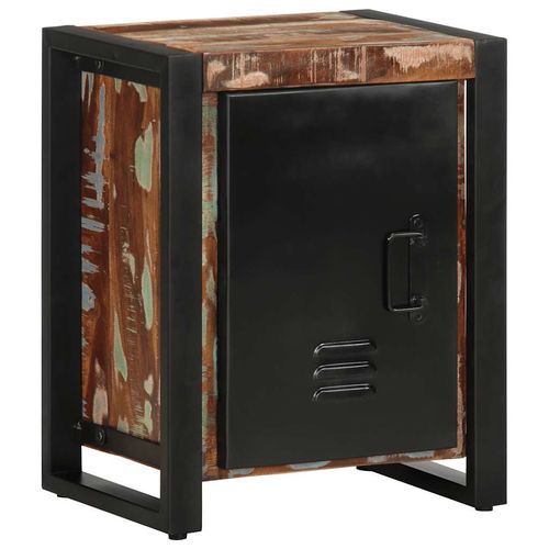 Szafka nocna, kolorowa, 40x30x51 cm, lite drewno odzyskane na Arena.pl