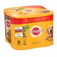 Pedigree Wołowina Kurczak w galaretce 4x 400g