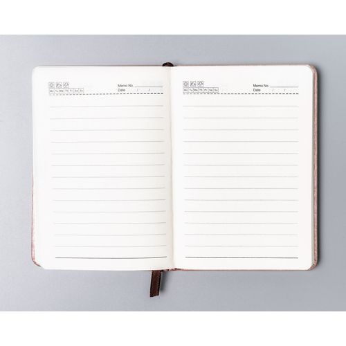 notes w formacie a6 w różowym kolorze, zadrukowany w linie na Arena.pl