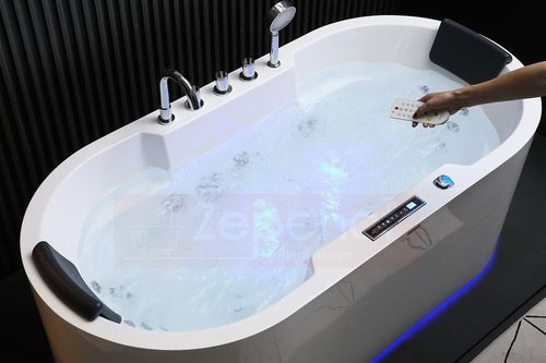 Wirujące dysze Wanna z hydromasażem BZX-675 prostokątna 170cmx850cmx60cm z na Arena.pl