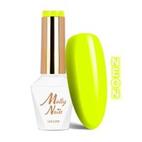 Lakier hybrydowy LED/UV Gel Polish MollyNails Neons Nr 70 Lemon 8g