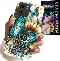 ETUI DO MOTOROLA EDGE 40 - AND THEN I GOT UP, KOBIECE WZORY + FOLIA