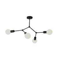 Lampa wisząca zwis żyrandol lampa na sufit czarna LED E27