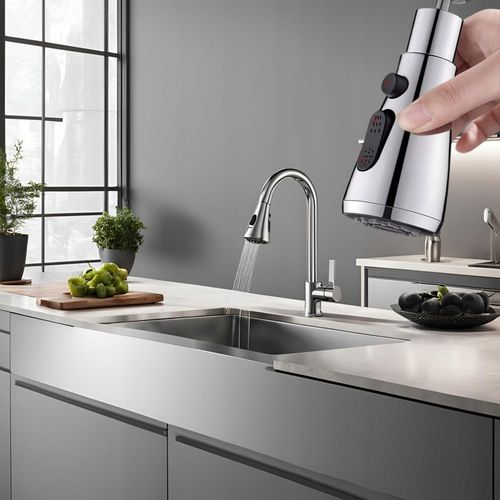 PRZEDŁUŻACZ KRANU KUCHENNEGO AERATOR ADAPTER PERLATOR 3 FUNKCJE 360 SREBRNY na Arena.pl