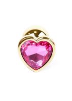 Mylove Toys - Jewellery Gold  Heart Plug- Pink