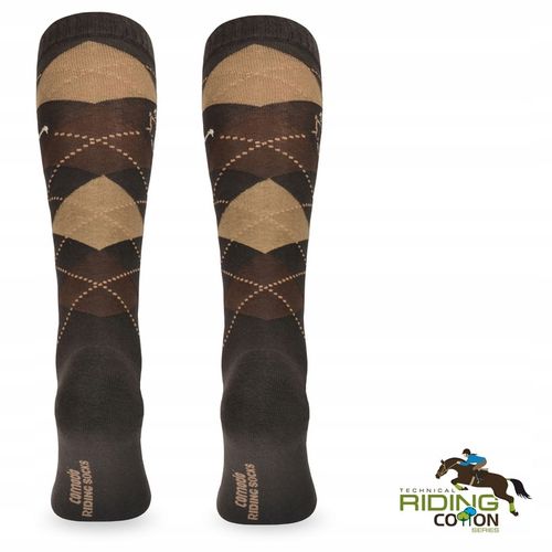 Klasyczne skarpety jeździeckie Comodo romby 39-42 na Arena.pl
