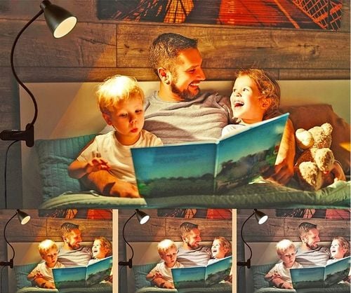 Lampka Lampa LED Biurkowa Kreślarska Na Klips Regulacja Światła 40xLED na Arena.pl