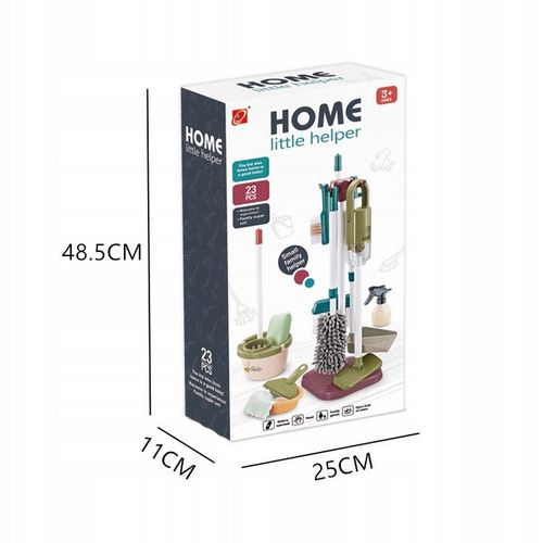 ZESTAW DO SPRZĄTANIA DLA DZIECI ODKURZACZ ŚMIATKA WIADERKO MOP AKCESORIA XL na Arena.pl