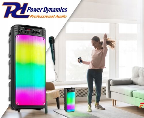 Boombox głośnik mobilny BT LED mikrofon Fenton na Arena.pl