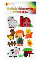 naklejki dekoracyjne 3d z pianki farma shan