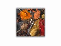 ZEGAR SZKLANY KWADRATOWY - Przyprawy