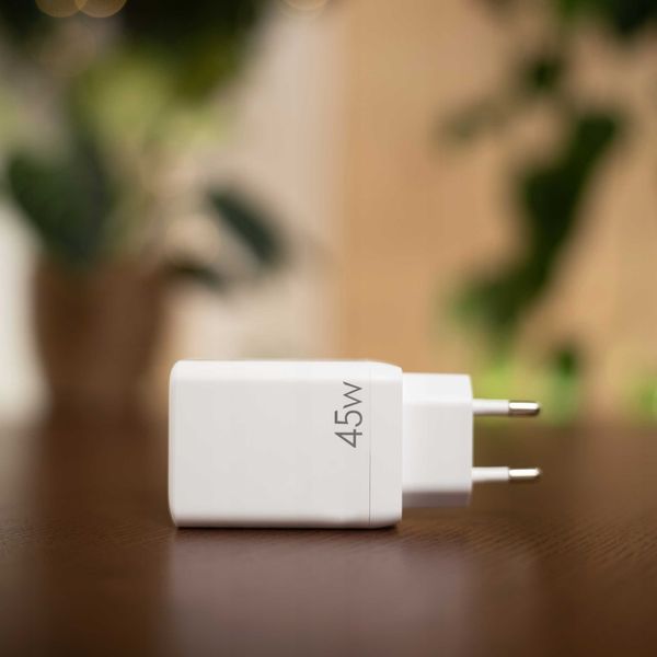 Spacecase Usb Charger 45W Gan Sc007W White zdjęcie 11