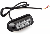Lampa sygnalizacyjna LED 12/24V pomarańczowa R65 R10 E4 Ostrzegawcza