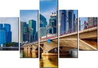 100 70CM 5 ELEM OBRAZ SINGAPUR DRUK