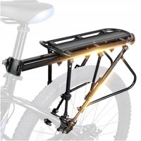 BAGAŻNIK ROWEROWY ALUMINIOWY MOCNY UNIWERSALNY ŁADOWNY AŻ 110KG NA ROWER