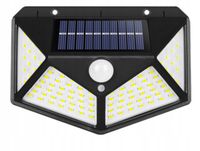 Lampa Solarna LED z Czujnikiem Ruchu i Zmierzchu Mocna 100 LED SMD 3 Tryby
