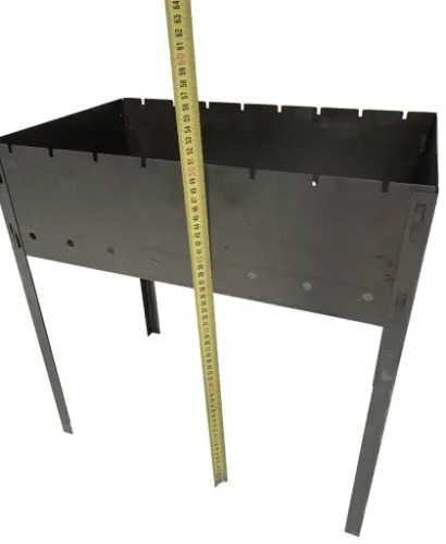 MANGAL GRILL WĘGLOWY SKŁADANY NA 8 SZAMPURY 0,8 MM na Arena.pl