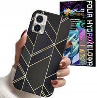 ETUI DO MOTOROLA EDGE 30 NEO / LITE - MARMUREK GEOMETRYCZNE WZORY + FOLIA