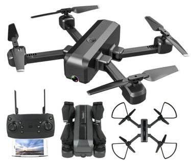 Dron S18 Składany DUAL Kamera 4K 12mp Funkcja Śledzenia Y297
