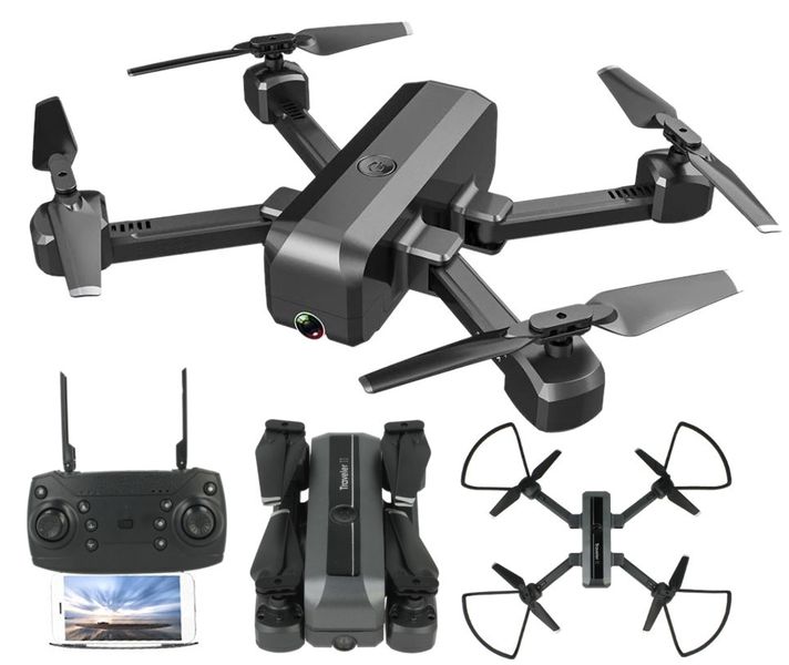 Dron S18 Składany DUAL Kamera 4K 12mp Funkcja Śledzenia Y297 na Arena.pl
