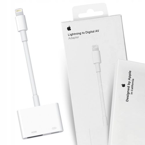 APPLE| Oryginalny ADAPTER LIGHTNING HDMI IPAD iPhone X 11 12 13 14 MAX PRO! na Arena.pl