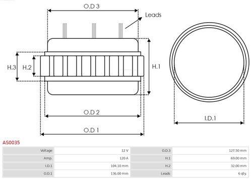 Stator, alternator AS-PL AS0035 na Arena.pl