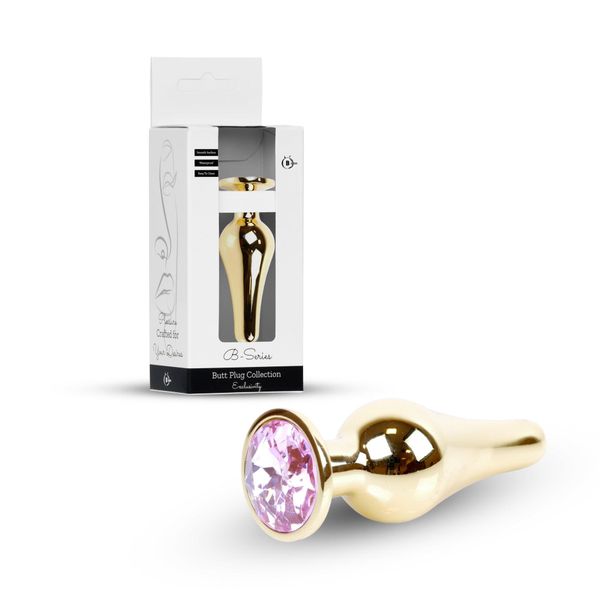 Plug-Jewellery Gold Butt Plug- Rose zdjęcie 10