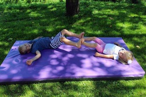 materac gimnastyczny Sport 150x100x10 trzyczęściowy na Arena.pl