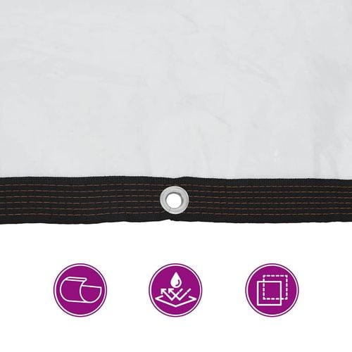 Przezroczysta plandeka z oczkami 12x12 m Polietylen na Arena.pl