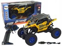 Terenowe Auto Off-Road Zdalnie Sterowane 2,4 GHz 1:16 Żółte