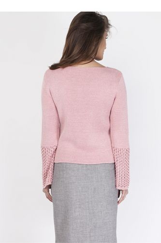 Sweter SWE114 Pink - MKM Różowy L na Arena.pl