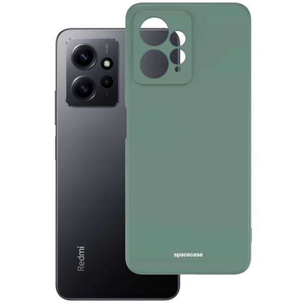 Spacecase Silicone Case Redmi Note 12 4G Dark Green zdjęcie 2