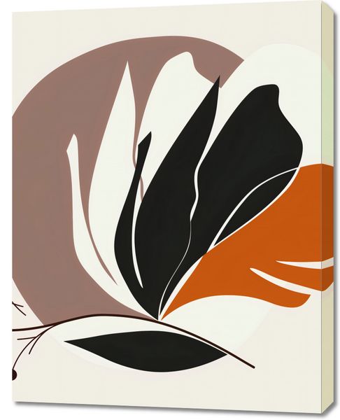 Obraz 70x90cm Elegancja Roślinna zdjęcie 1