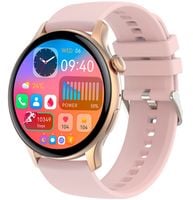 smartwatch damski rubicon rncf10 rose gold/pink smarub239
