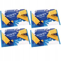 Roshen Wafers Wafle z nadzieniem mlecznym 72 g x 4 sztuk