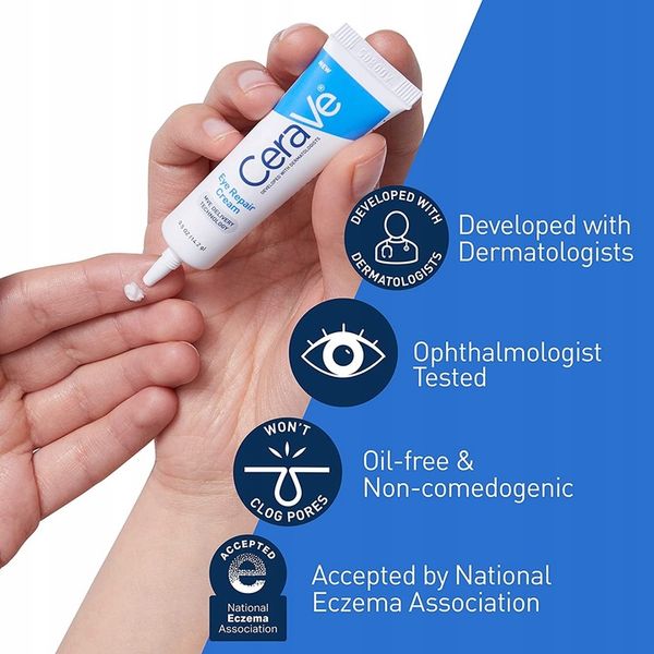 CERAVE Odbudowujący Krem pod oczy 14ml zdjęcie 6